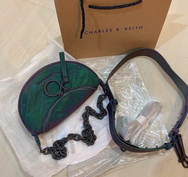 Ck wrinkled patent crossbody sales