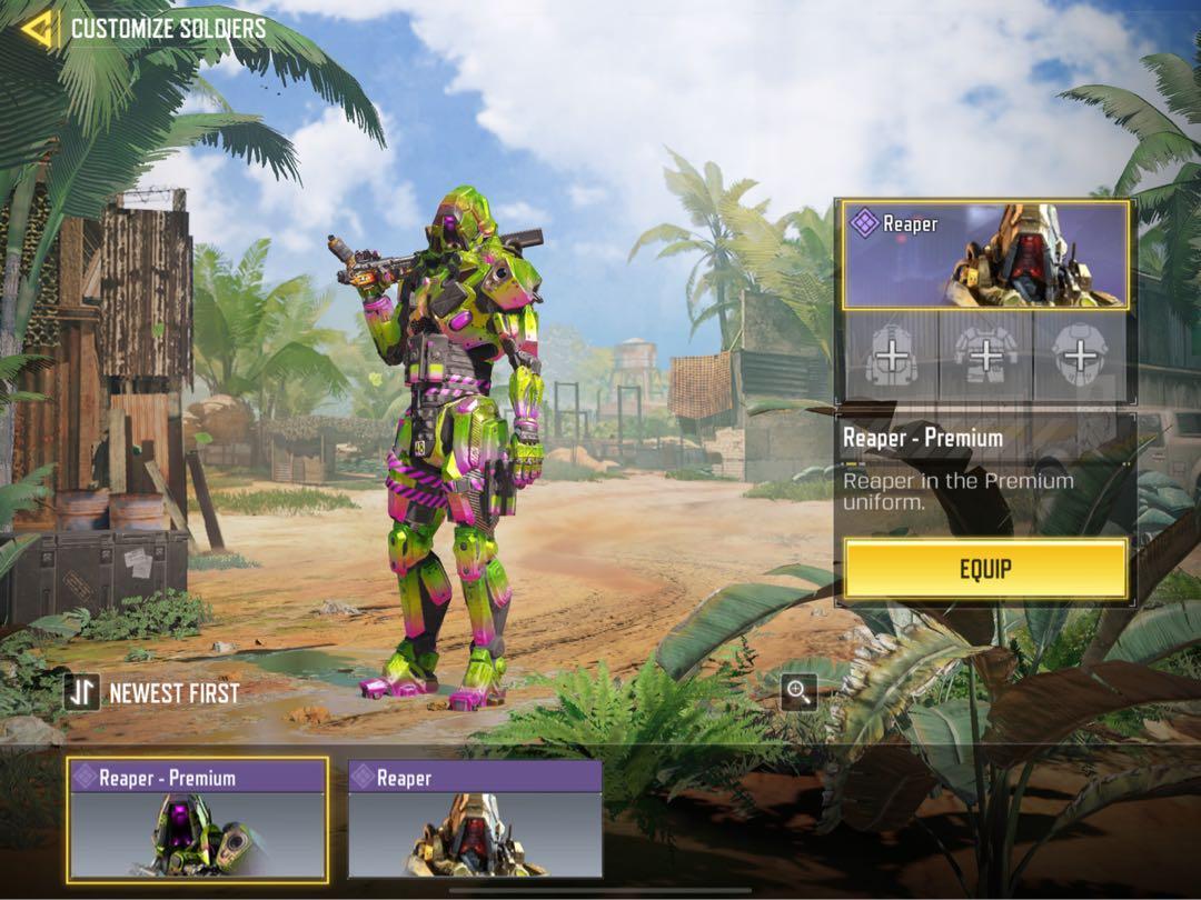 CODM Season 1 legendary (Purple S1 Frame) Rare Account, Video Gaming