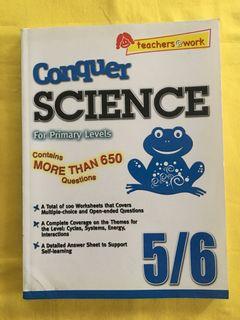 Conquer Science 5 & 6 with Answer Key activity book - NEW