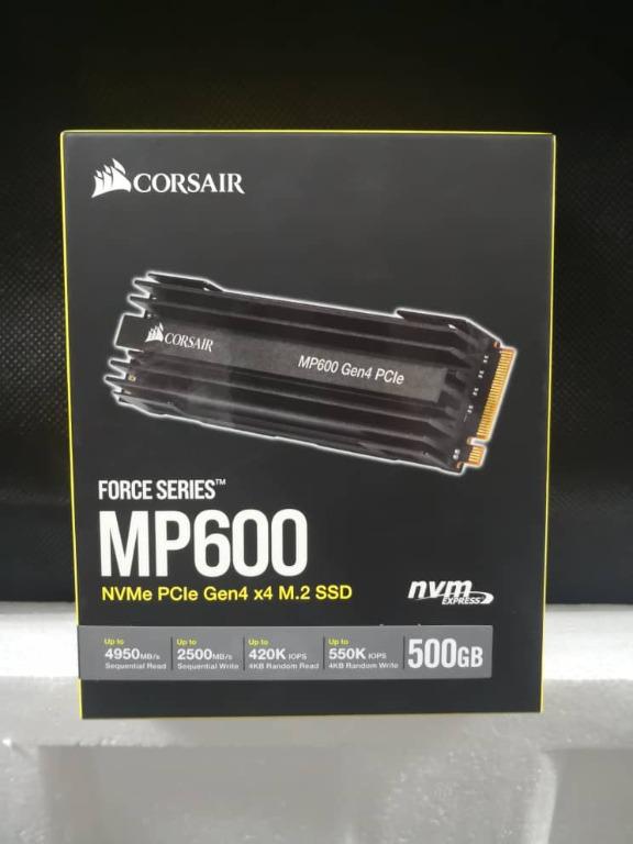 Corsair force mp600 on sale 500gb
