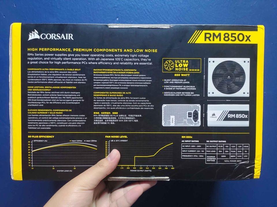 Fuente de Alimentación Modular Corsair RM850x 850W 80 Plus Gold - Versus  Gamers