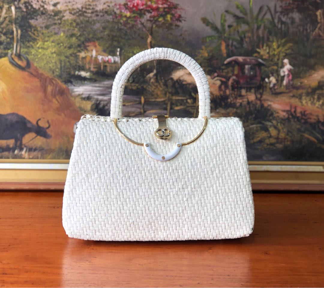 Creazoni Greta Made in Italy Wicker bag, Women's Fashion, Bags ...