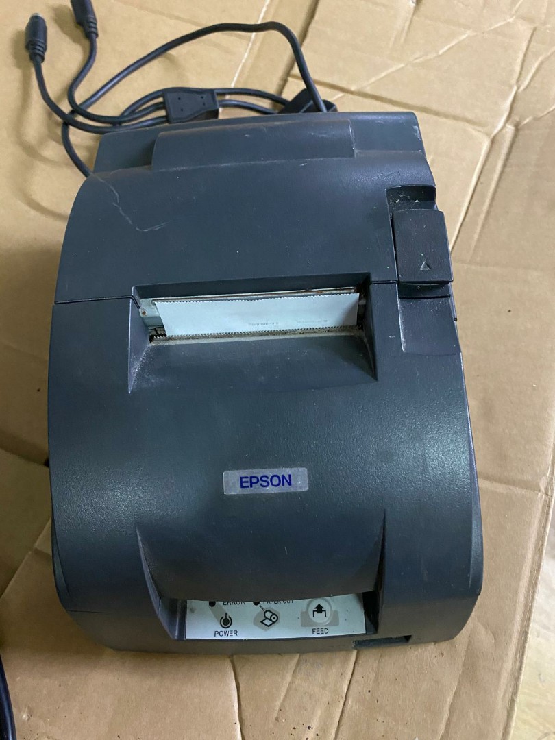 Epson TMU220B Serial Receipt Printer point of sales printer, Computers