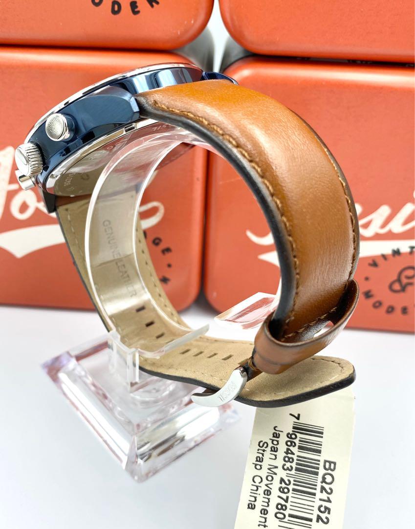FOSSIL Flynn Chronograph Brown Leather 