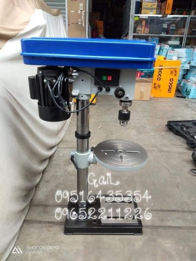 FUJIMA 16mm, 400W Drill Press (Category: Construction Tools & Equipment) located in Caloocan City. Submitted by abieghail (Listing ID 1082656208, Image 1). Description: FUJIMA Japan 16mm / 400w Industrial Drill Press Brand: Fujima Fujima Drill Press 16mm Power: 400w Voltage: 220v/60Hz Amp: 1.8A Speed : 1700rpm Motor Specs: Power: 400w Voltage: 220v / 60Hz Amperes: 1.8A Poles: 4 Phase: 1 Speed: 1700rpn Protection Class: E Contact us for faster tra
