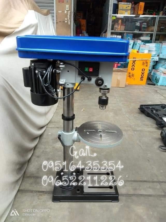 FUJIMA 16mm, 400W Drill Press (Category: Construction Tools & Equipment) located in Caloocan City. Submitted by abieghail (Listing ID 1082656208, Image 3). Description: FUJIMA Japan 16mm / 400w Industrial Drill Press Brand: Fujima Fujima Drill Press 16mm Power: 400w Voltage: 220v/60Hz Amp: 1.8A Speed : 1700rpm Motor Specs: Power: 400w Voltage: 220v / 60Hz Amperes: 1.8A Poles: 4 Phase: 1 Speed: 1700rpn Protection Class: E Contact us for faster tra