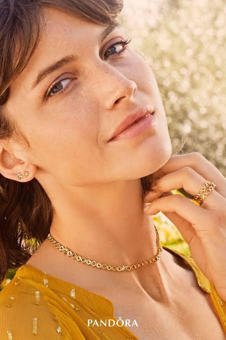Genuine PANDORA Honeybee Choker Shine 