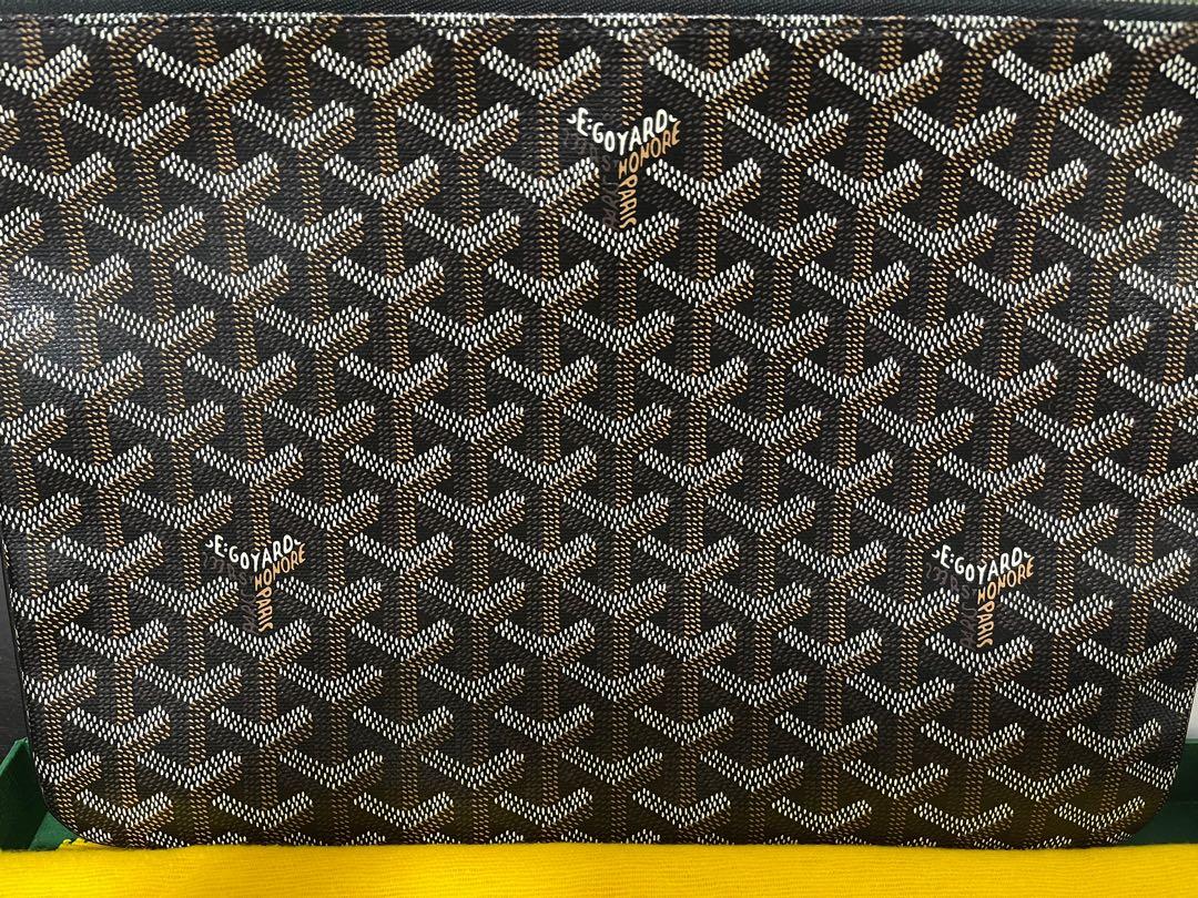 Goyard senat mm noir pochette clutch