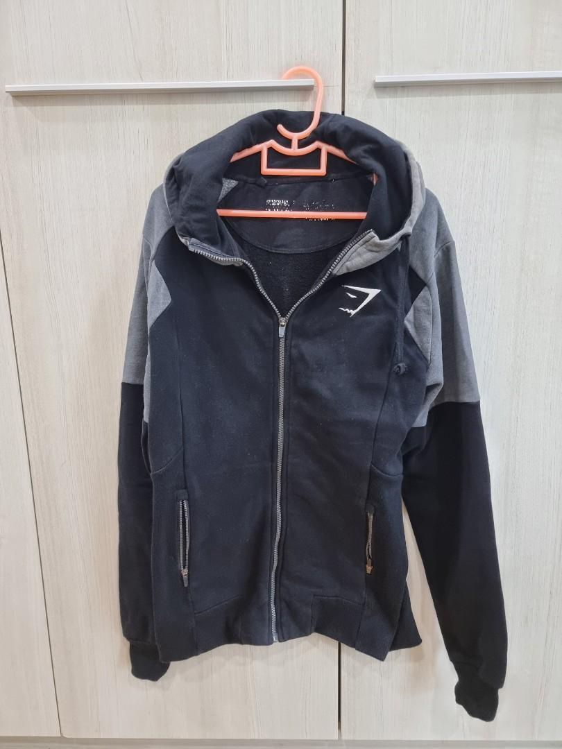 Gymshark Jacket Black/Grey, Men's 