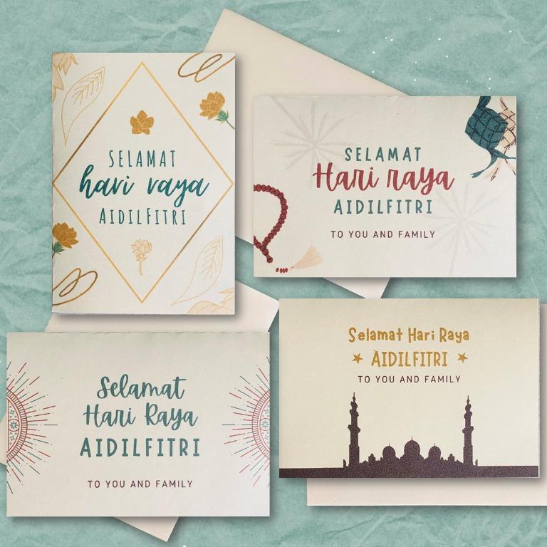 Hari Raya Aidilfitri Card Customised Personalised Hobbies Toys Stationery Craft Occasions Party Supplies On Carousell