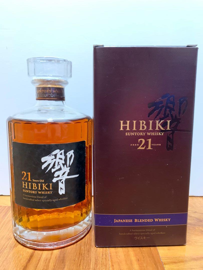 舊版仿皮盒700ml 響21年Hibiki 21 700ml Suntory Japan Whisky 