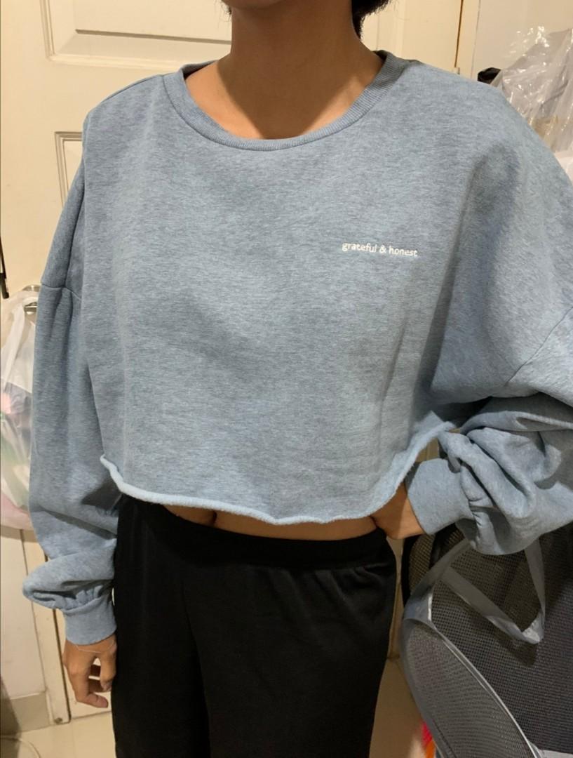 Sweater crop top h&m clearance