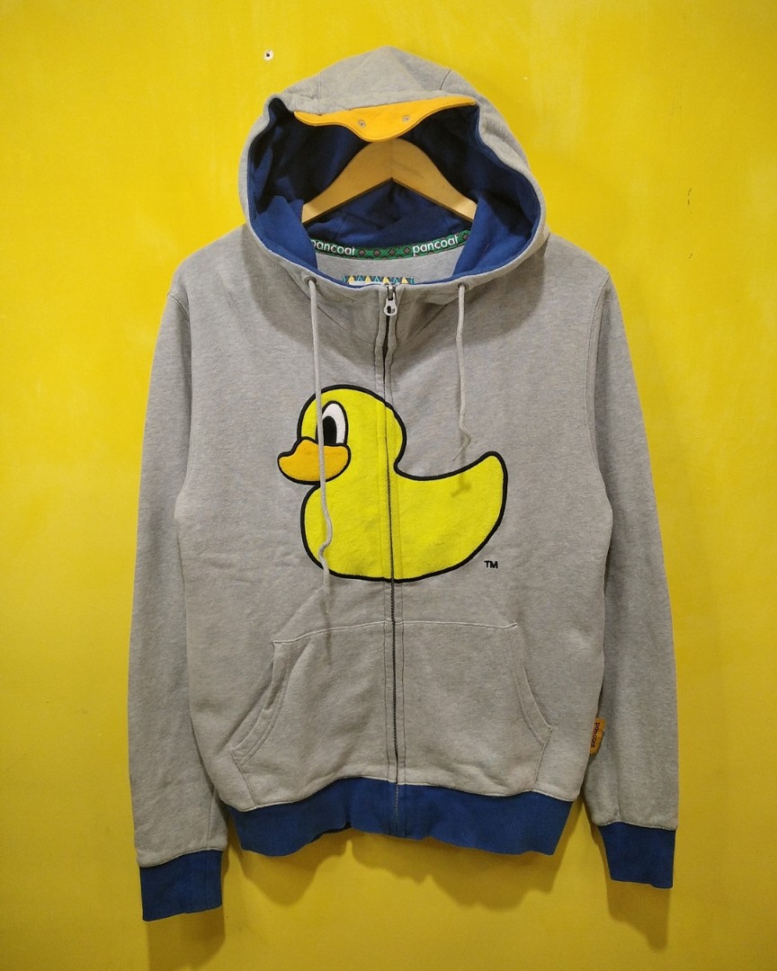 HOODIE PANCOAT BEBEK, Fesyen Pria, Pakaian , Atasan di Carousell