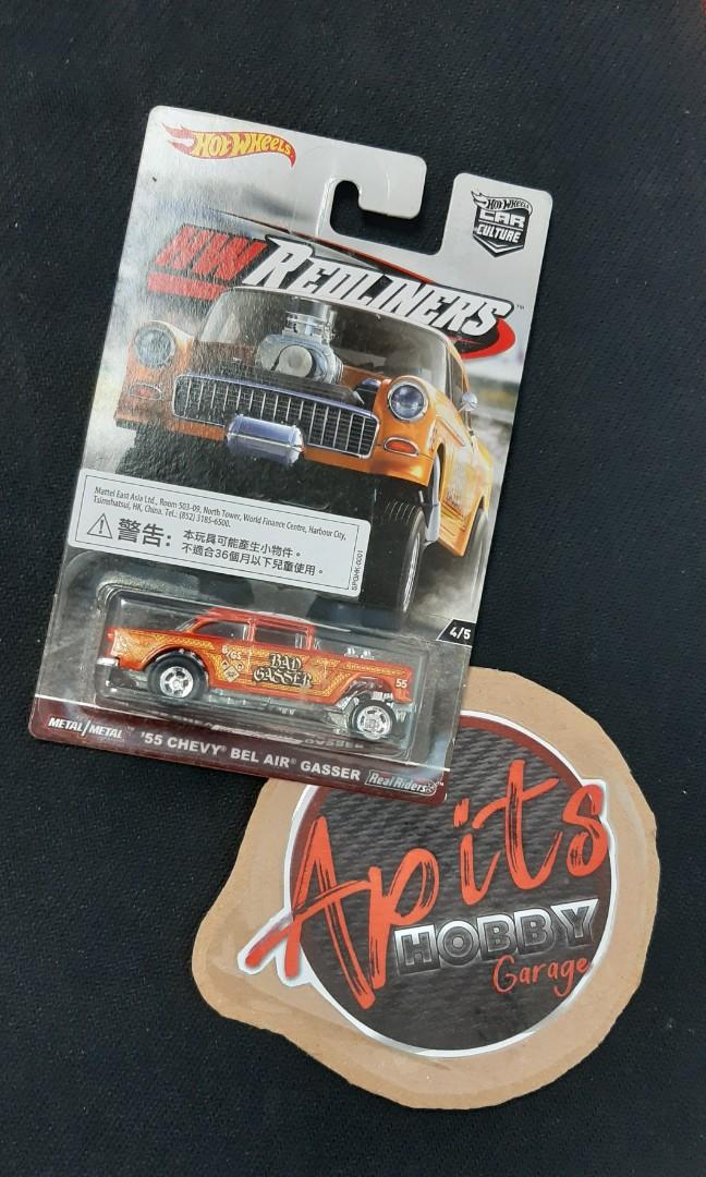 HOT WHEELS HW REDLINERS BEL AIR GASSER, Toys u0026 Games, Diecast 