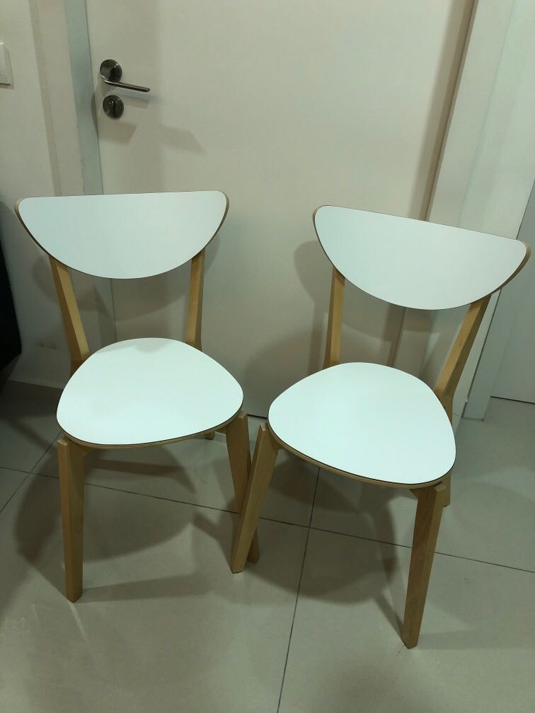 IKEA Nordmyra chairs two