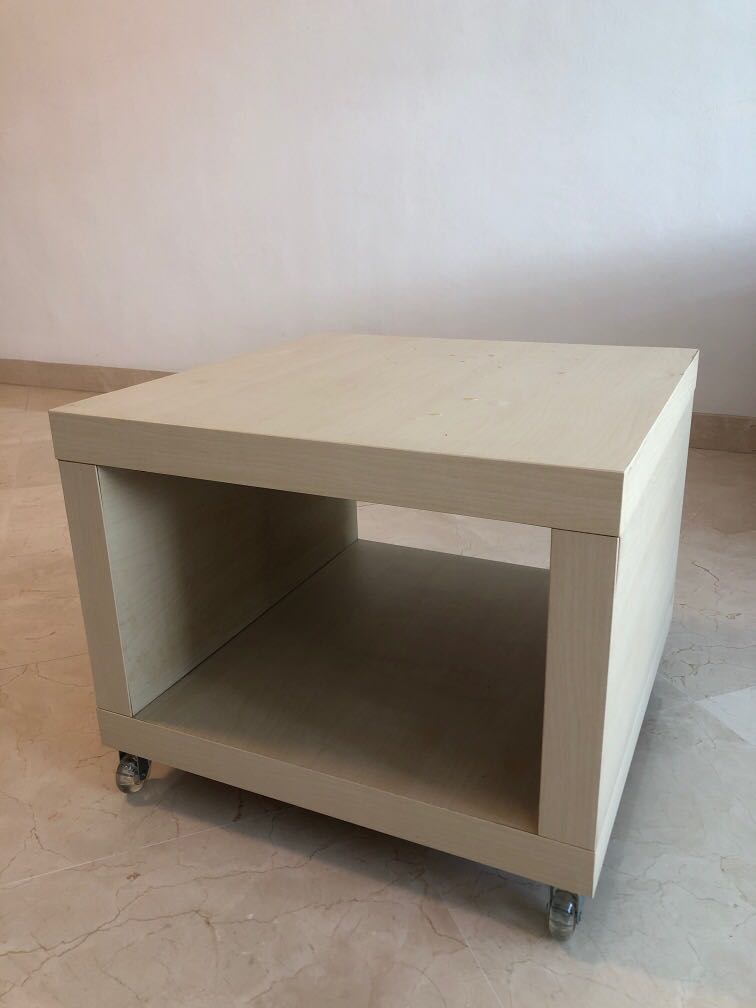 IKEA side table on wheels, Furniture & Home Living, Furniture, Tables