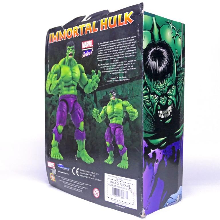 Immortal Hulk Marvel Select, Hobbies & Toys, Toys & Games on Carousell
