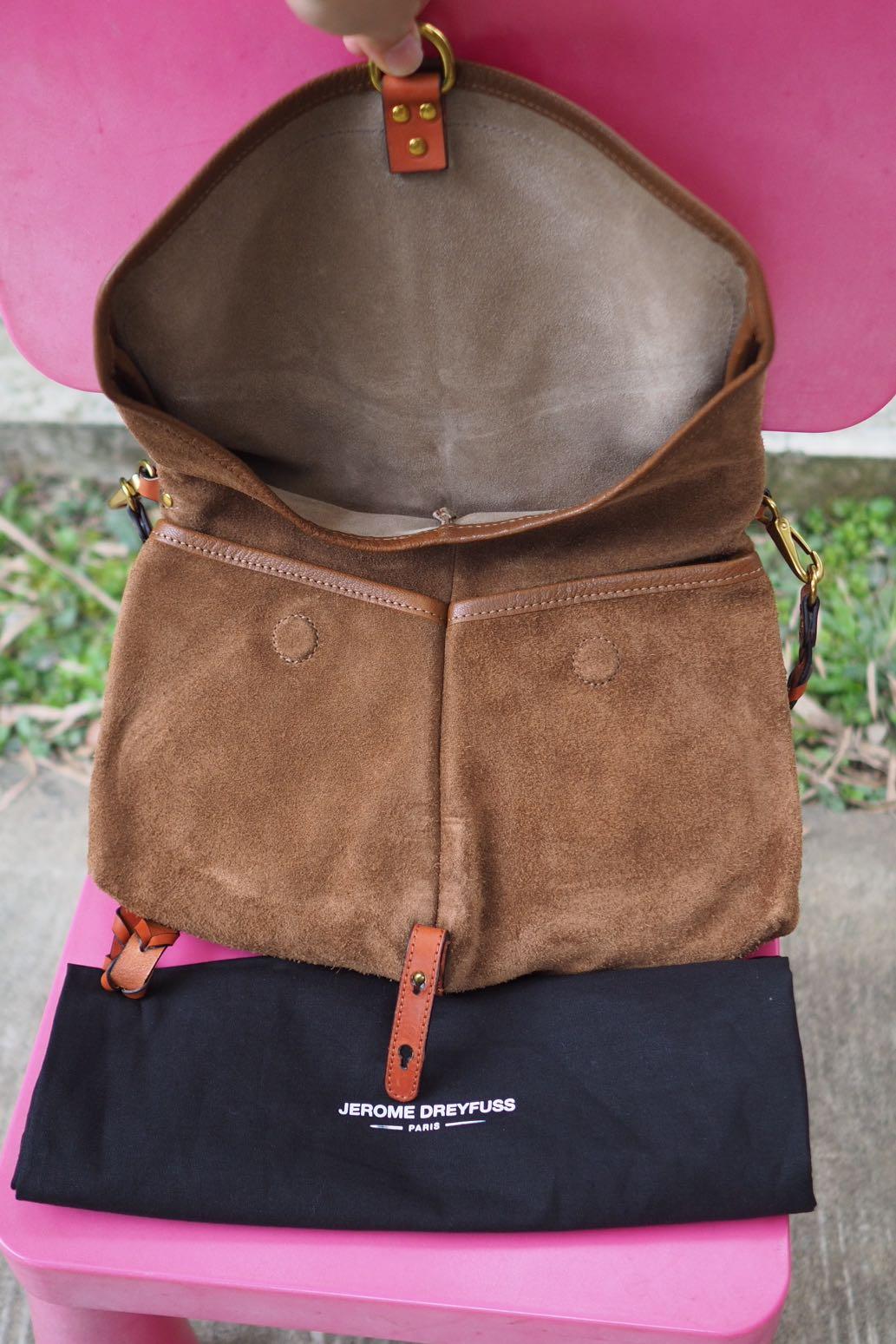 Jerome Dreyfuss Suede Andy Bag Small