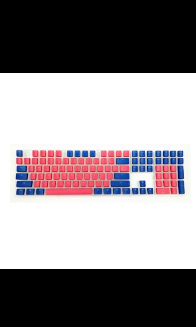 Keycaps Ducky Pbt Pudding Red And Blue Set Computers And Tech Parts And Accessories Computer 6477