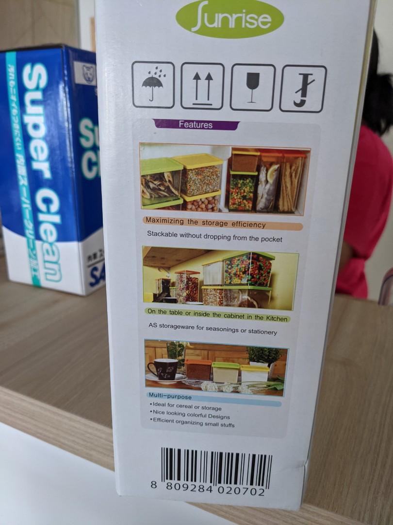 Korean sunrise 10 pc Tupperware container, Furniture & Home Living