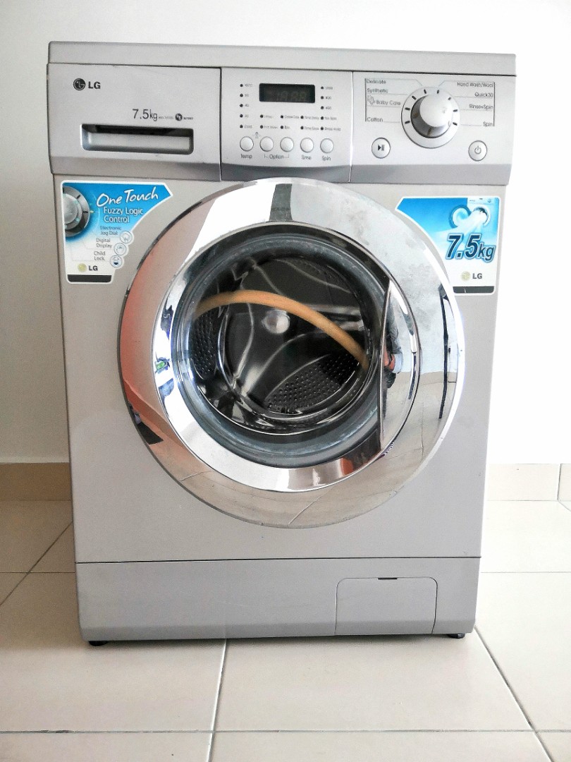 LG 7.5kg Front Load Washing Machine TV Home Appliances Washing