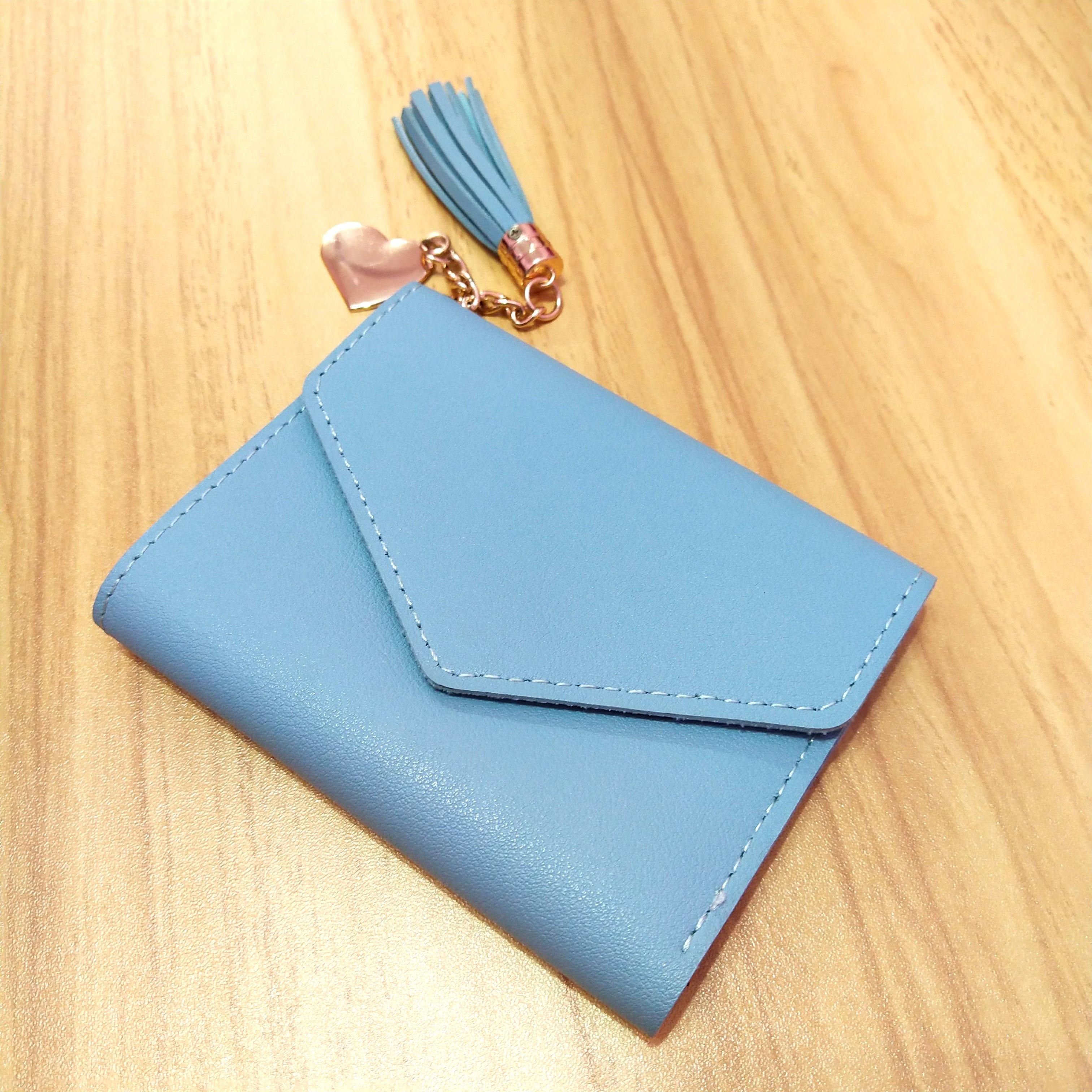 blue colour purse