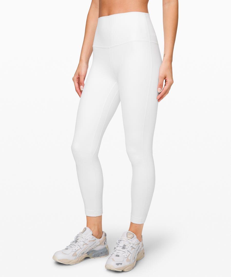 Lulu white leggings clearance