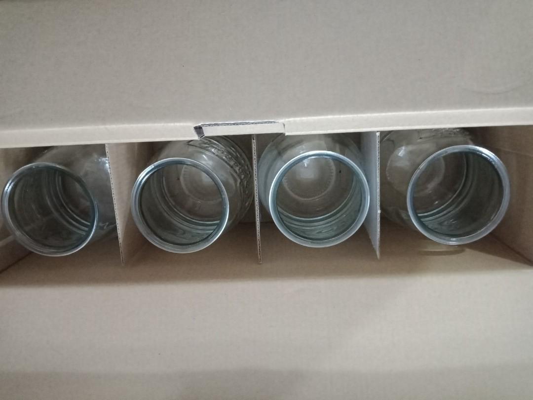 Mason glass (Category: Dinnerware & Cutlery) located in Quezon City. Submitted by essentialle.easter (Listing ID 1082757149, Image 2). Description: set of 4. 600ml mason glass no lid..