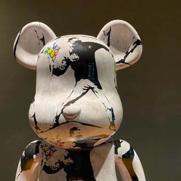 Medicom Toy x Brandalism Banksy Flower Bomber 1000% Bearbrick Be@rbrick