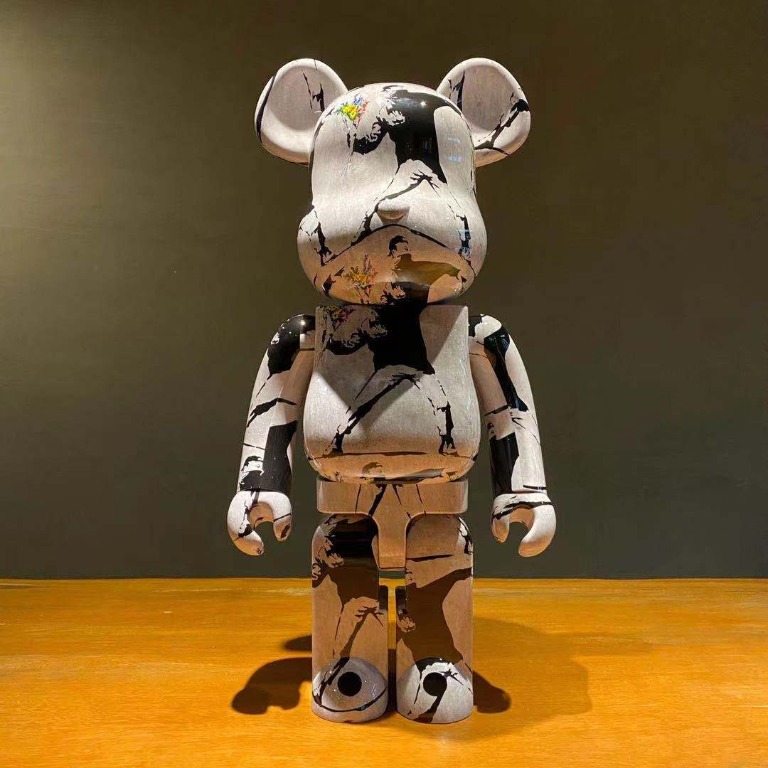 Medicom Toy x Brandalism Banksy Flower Bomber 1000% Bearbrick Be