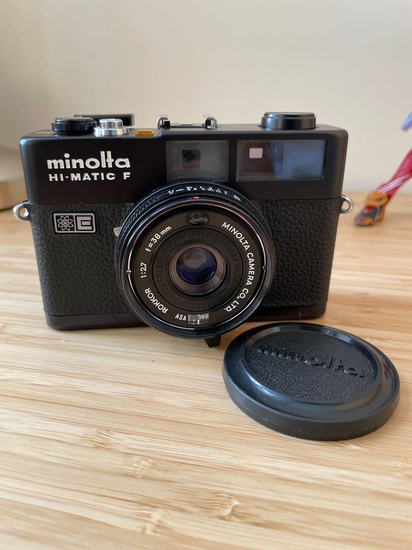 完動美品］Minolta hi-matic f 菲林相機, 攝影器材, 鏡頭及裝備- Carousell