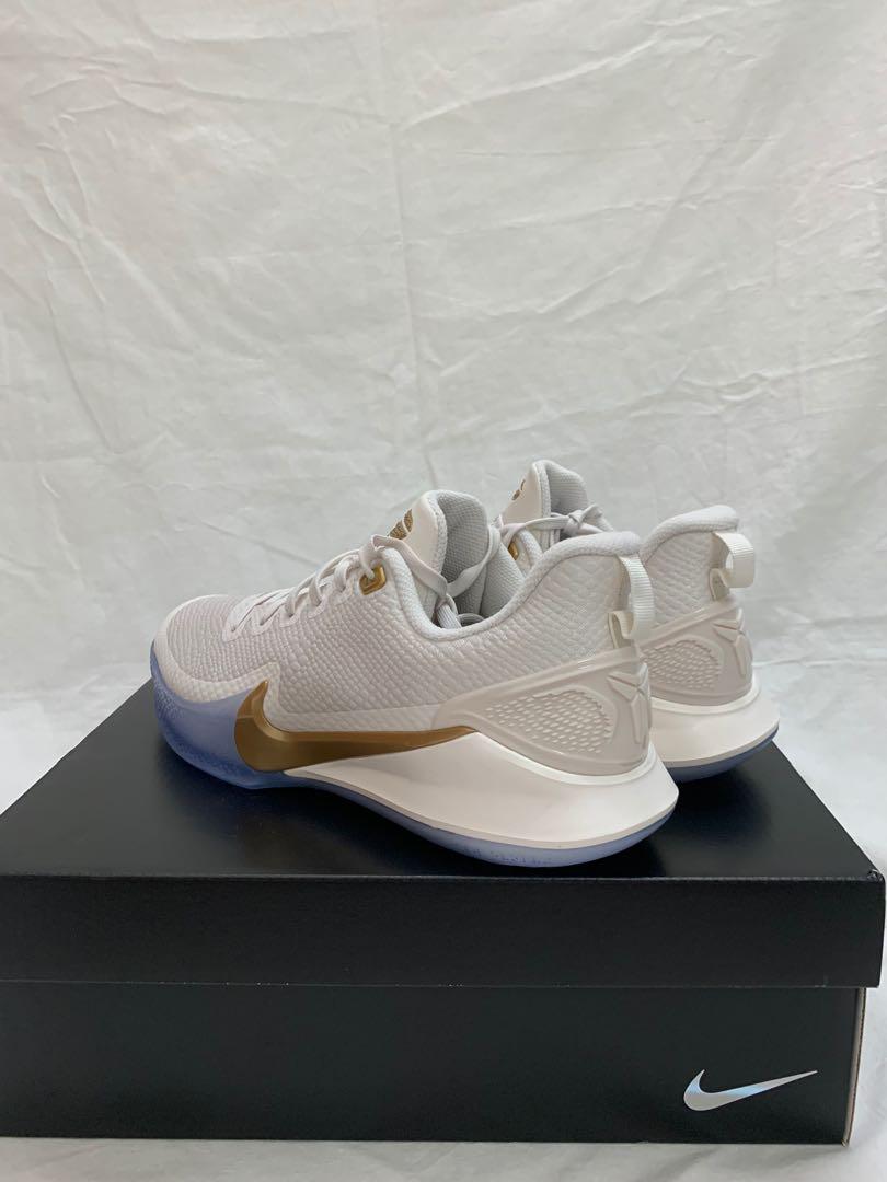 kobe mamba focus white and gold