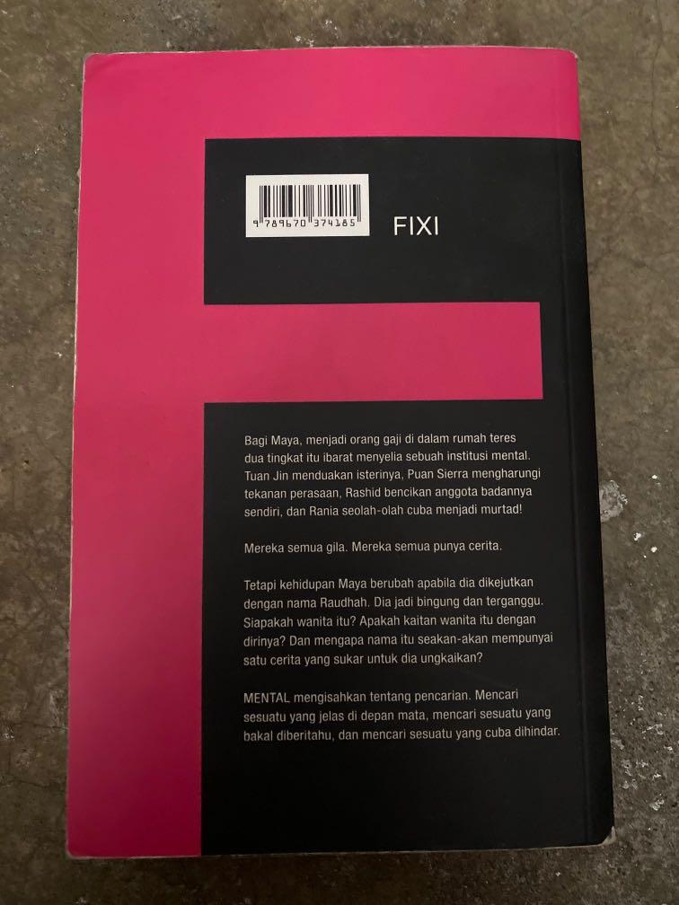 Novel Fixi Mental Books Stationery Books On Carousell
