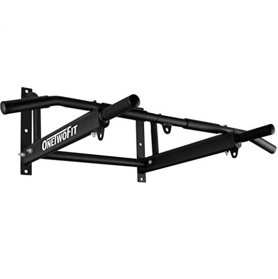 Onetwofit multifunctional wall mounted pull up bar power tower set sale