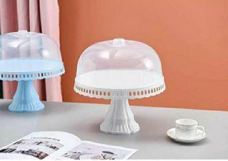 Plastic Cake Stand with Cover