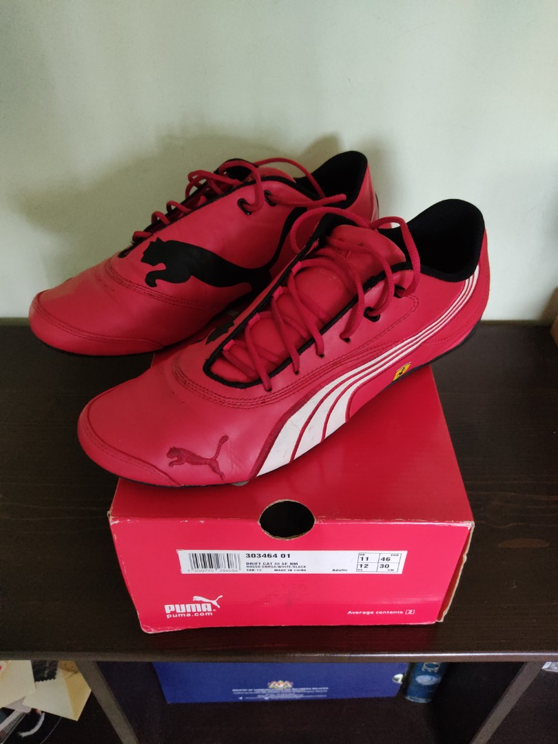 Puma red sales casual shoes