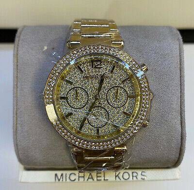 Michael kors parker gold glitz women's chronograph watch mk5856 online