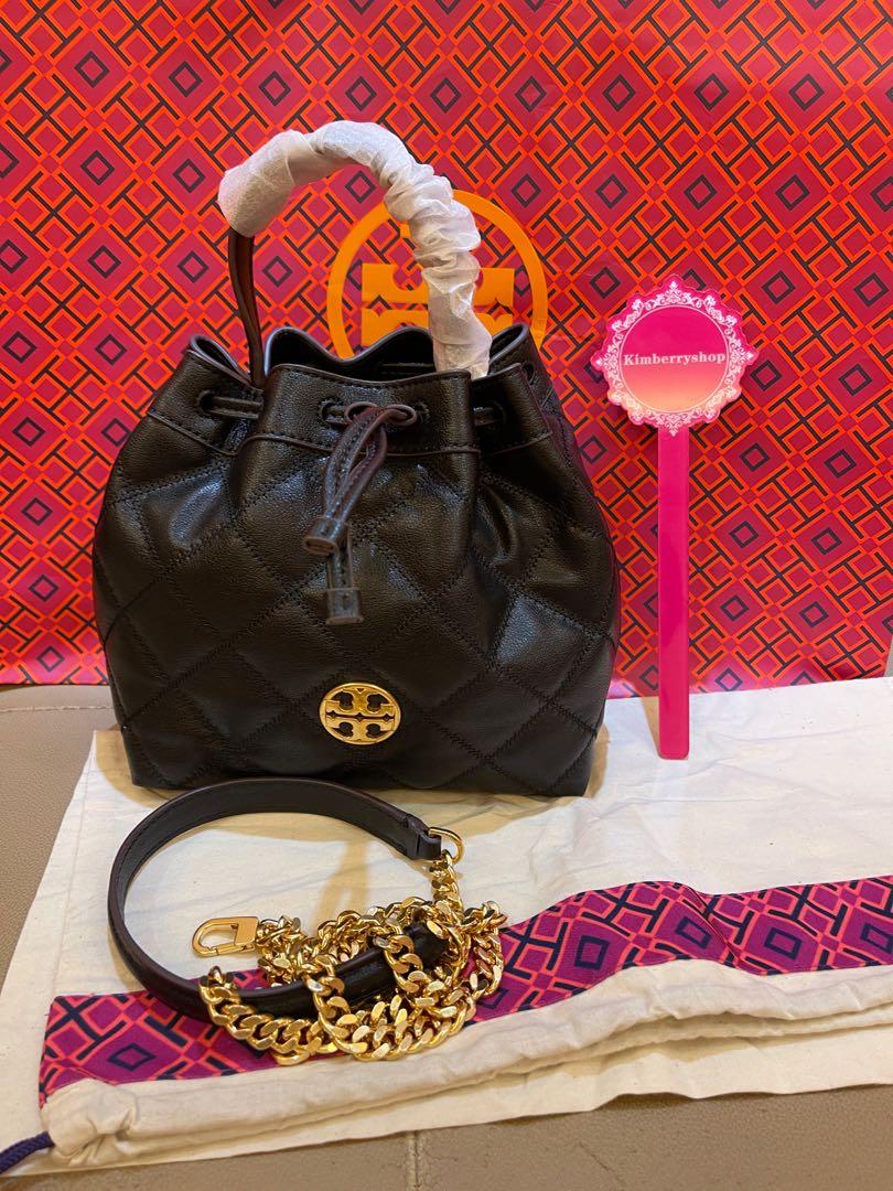 Tory Burch Willa mini bucket bag review and what fits inside 