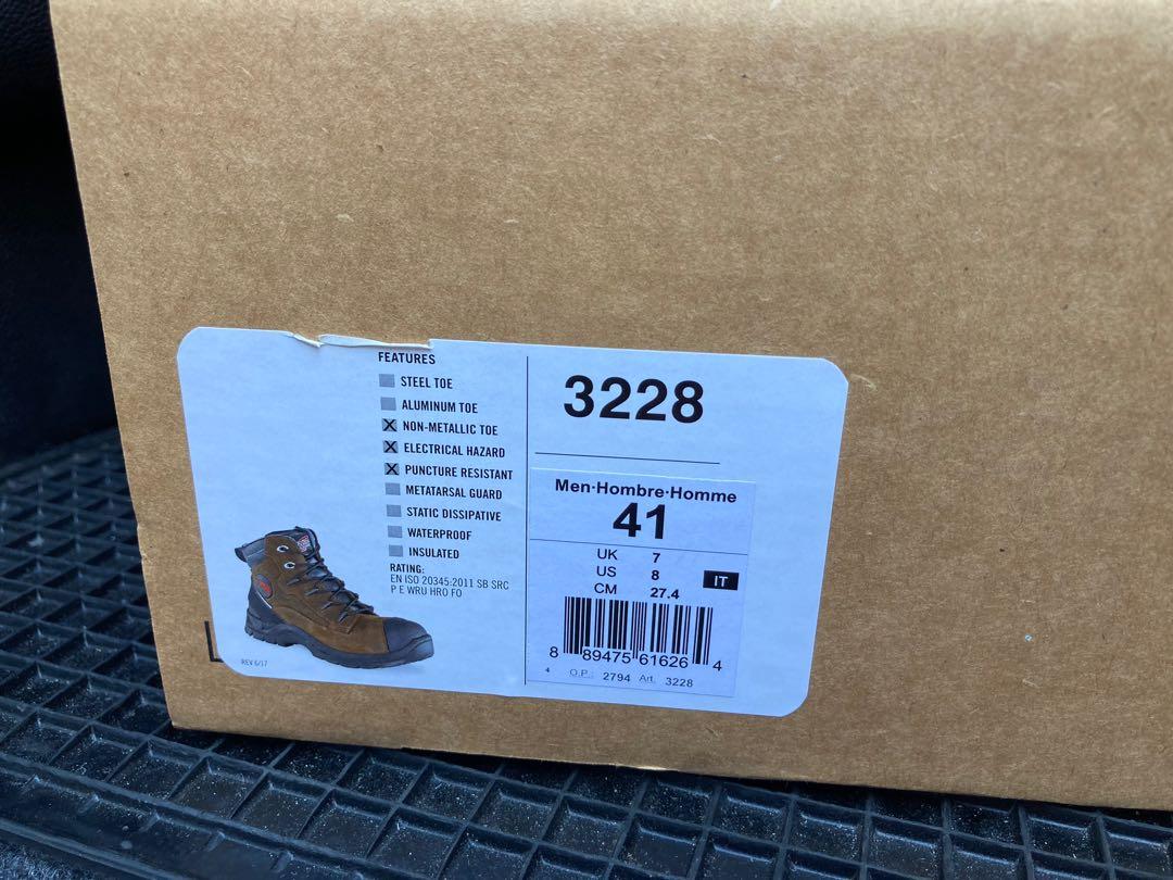 Red Wing Safety Boot model 3228(new, made in Italy), Men's Fashion ...