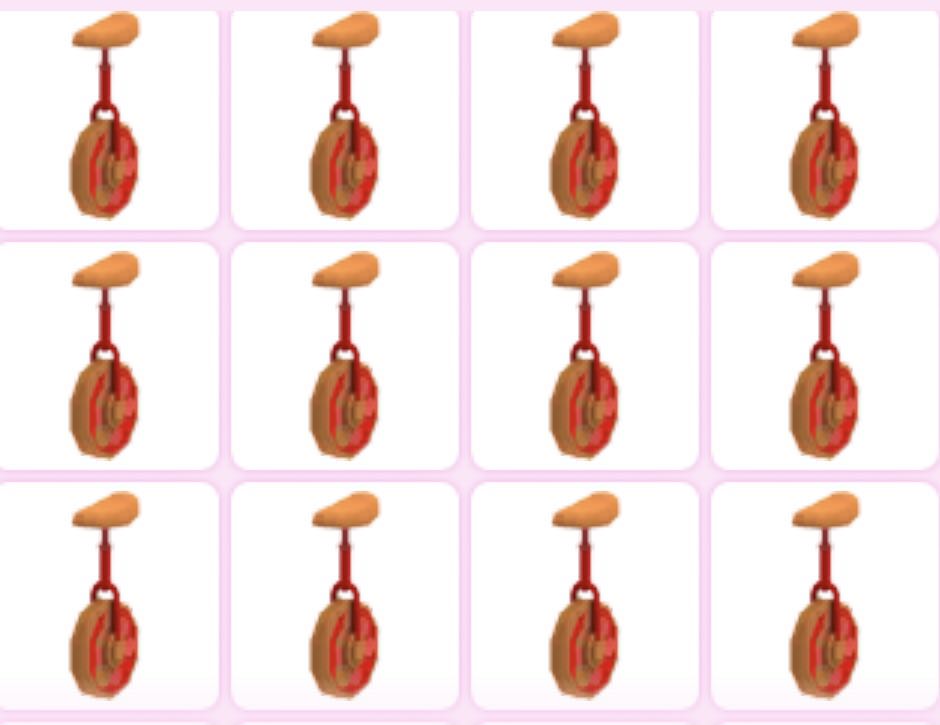 Roblox adopt me vehicle pizza unicycle, 其他, 其他 Carousell