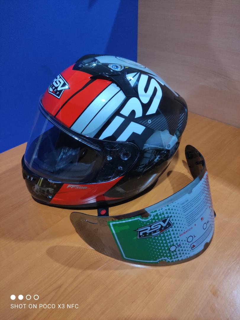RSV FF500 MACHINE VISOR IRIDIUM SILVER Motor di Carousell