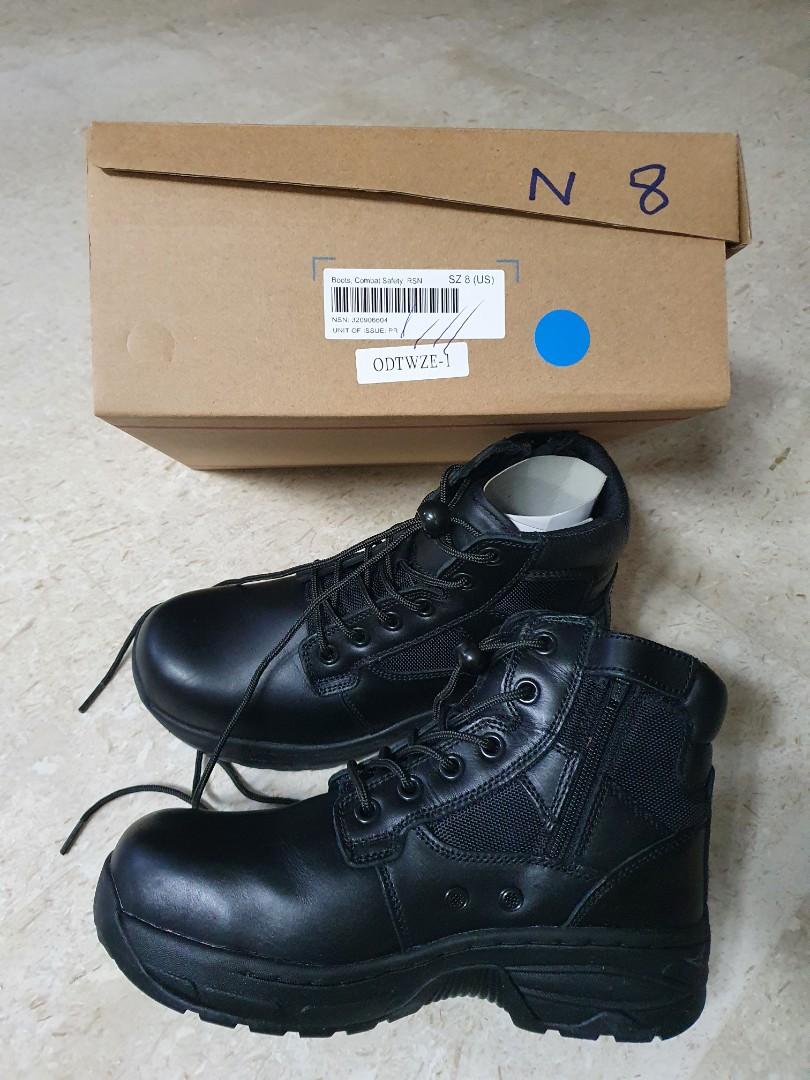 Navy work boots Clearance