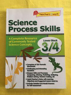Science Process Skills 3 & 4 Activity Book with Answer Key- New