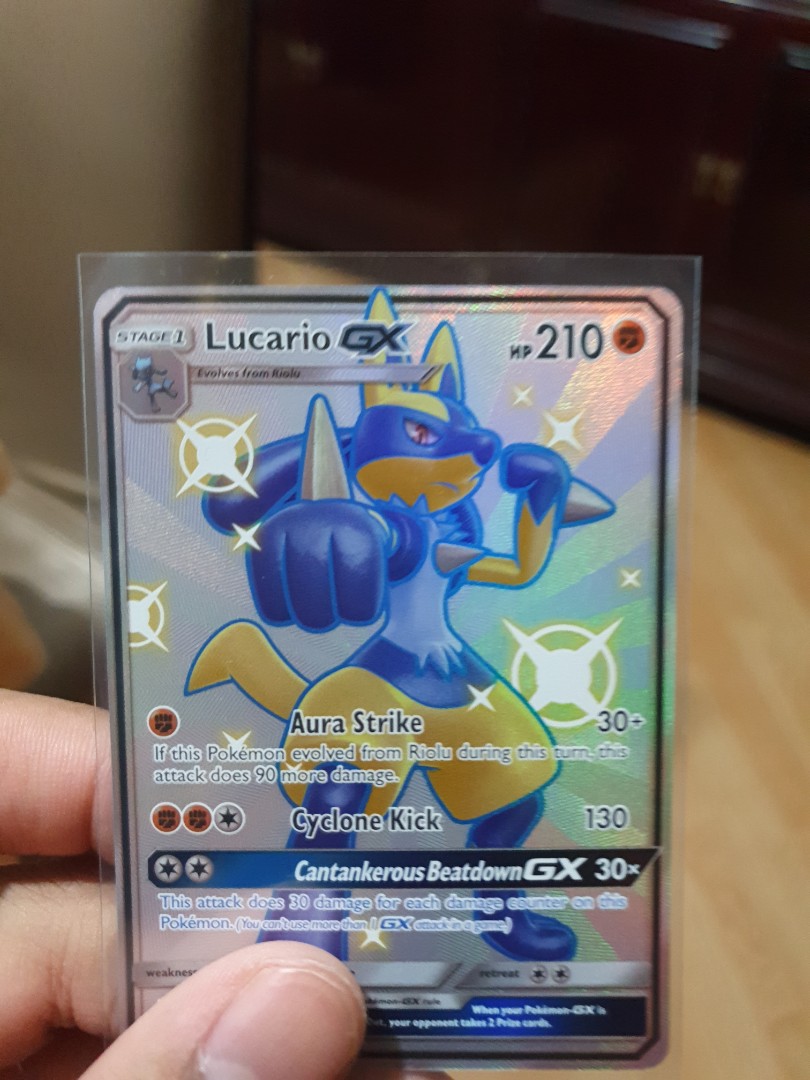 Shiny Lucario, Hobbies & Toys, Toys & Games on Carousell