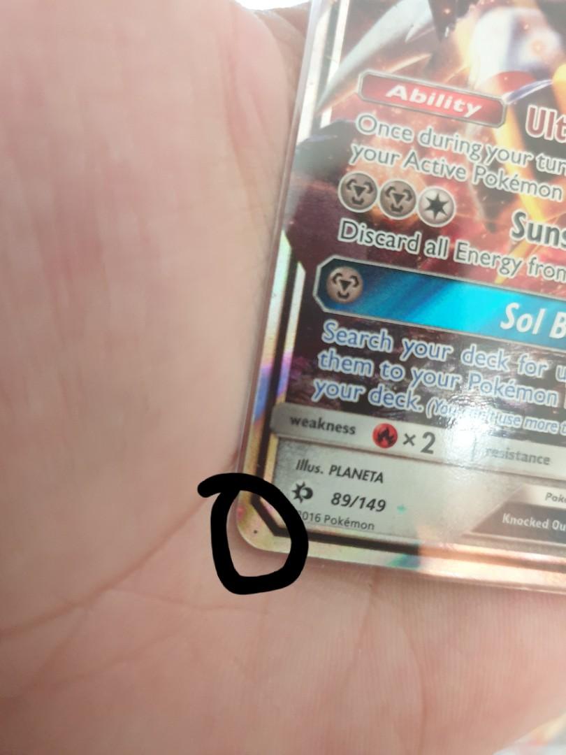 Solgaleo GX 89/149 Ultra Rare Base Set Pokemon Card Near Mint