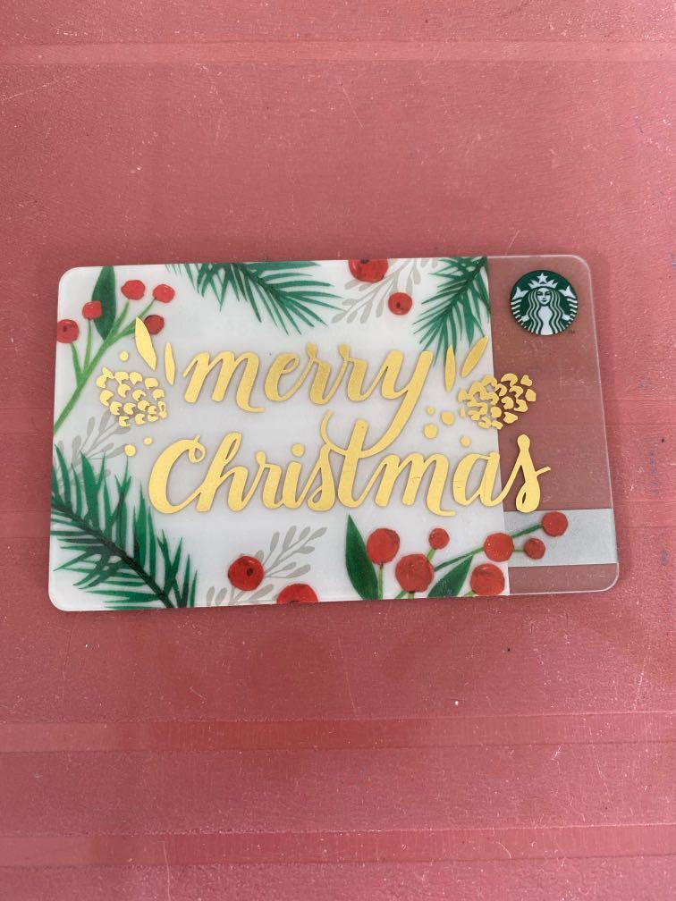 Starbucks Merry Christmas Card, Tickets & Vouchers, Store ...