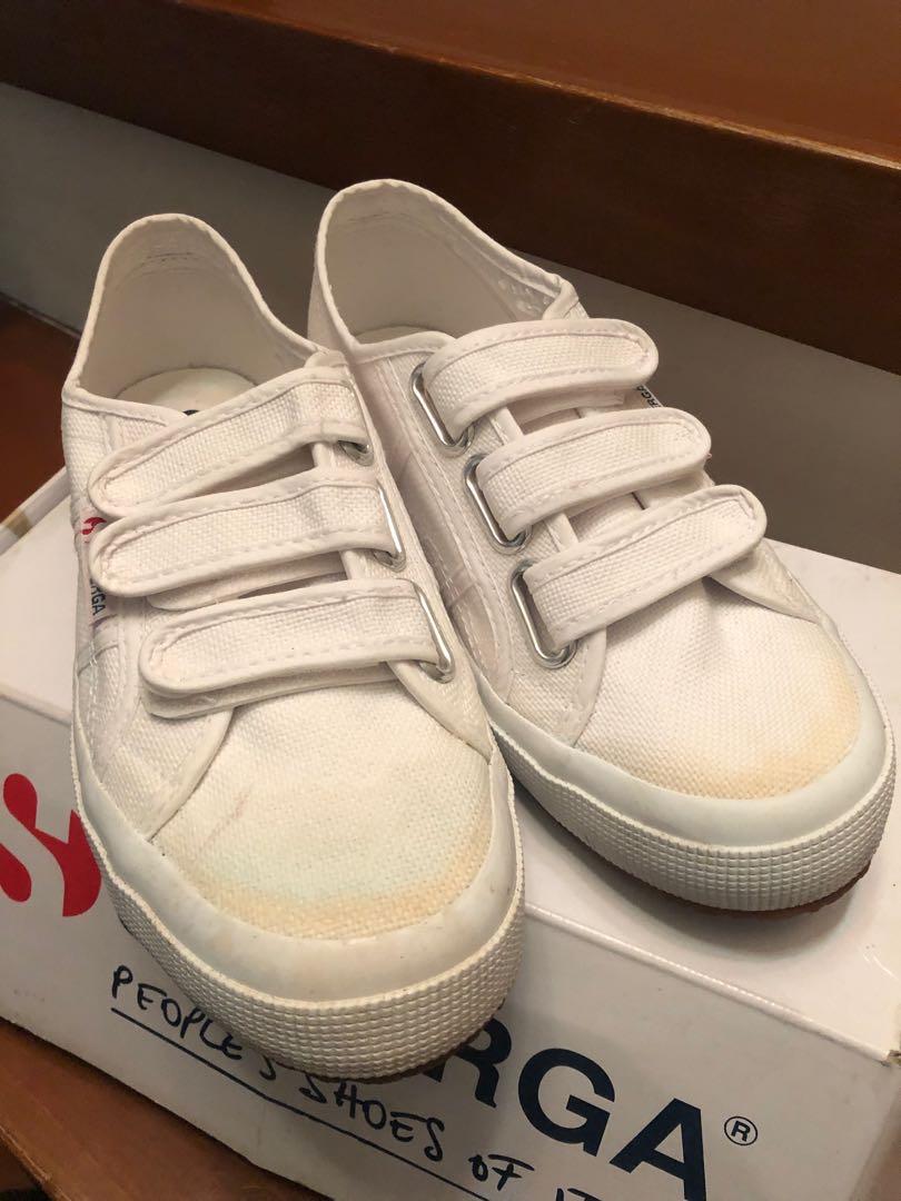 superga strap shoes