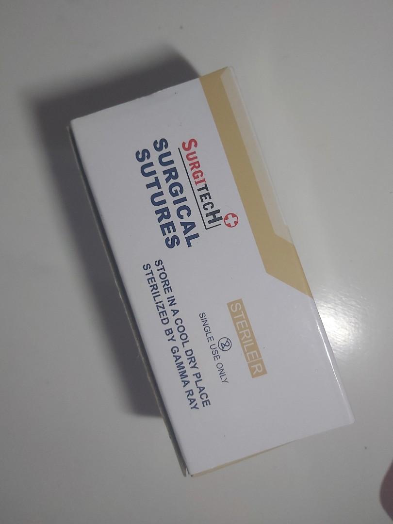 Surgical Suture Material Reverse Cutting Non Absorbable Chromic Gut Absorbable Health Nutrition Medical Supplies Tools On Carousell