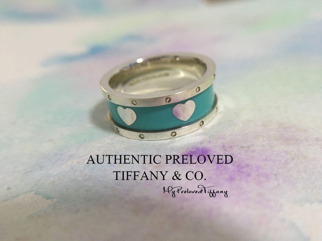 tiffany blue enamel heart