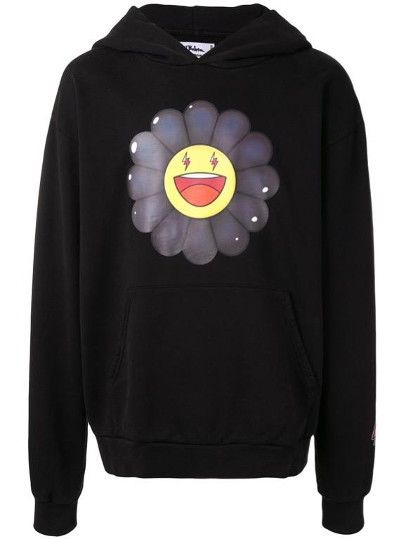 村上隆Takashi Murakami x J Balvin 連帽衛衣花花floral-print hoodie 